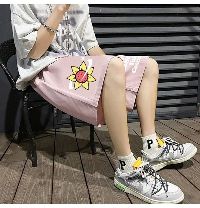 Men's 2025 Summer New Casual Denim Shorts Detail