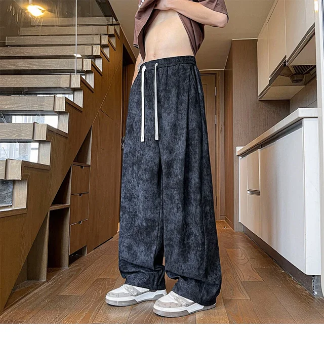 Men's Tie-Dye Ice Silk Pants Detail