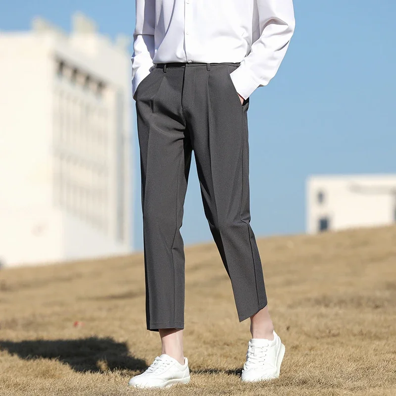 Men's Spring/Summer Khaki Casual Pants