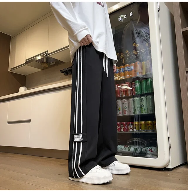 Striped Men's Sweatpants Detail