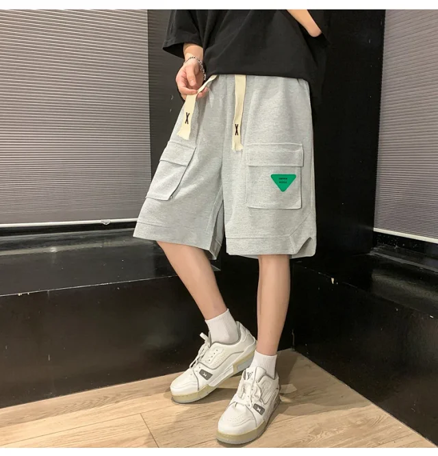 Oversize Men's Summer Athletic Shorts Detail