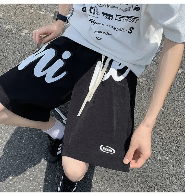 2025 Summer Men's Ice Silk Shorts Detail