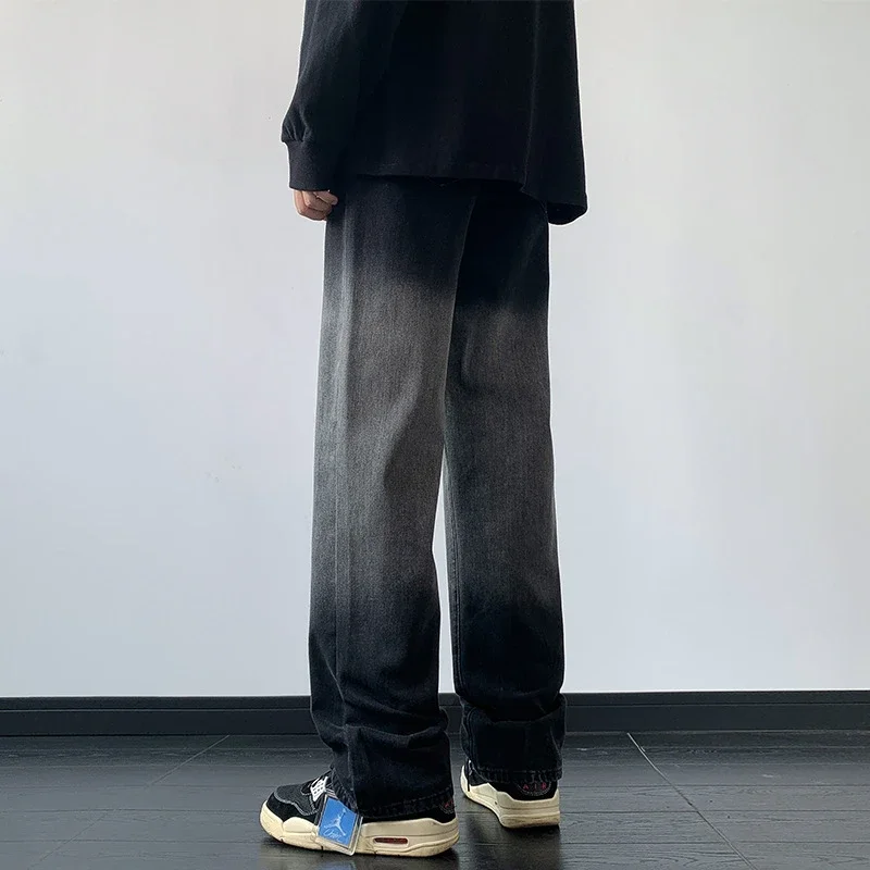 Men's Spring Gradient Straight Jeans