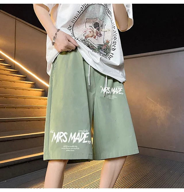 Men's Summer 2025 Oversize Straight Shorts Detail