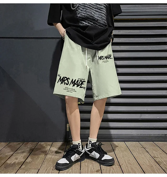 Men's Summer 2025 Oversize Straight Shorts Detail