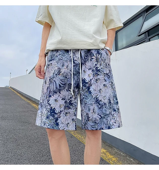 Men's Summer Quick-Dry Beach Shorts Detail