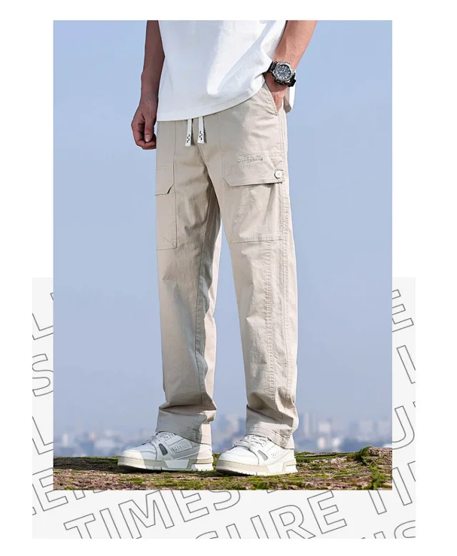 Men's 2025 Spring/Summer American Trendy Work Pants Detail