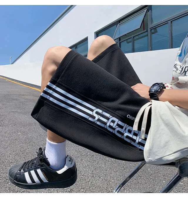 Summer Men's Oversize Sport Shorts Detail