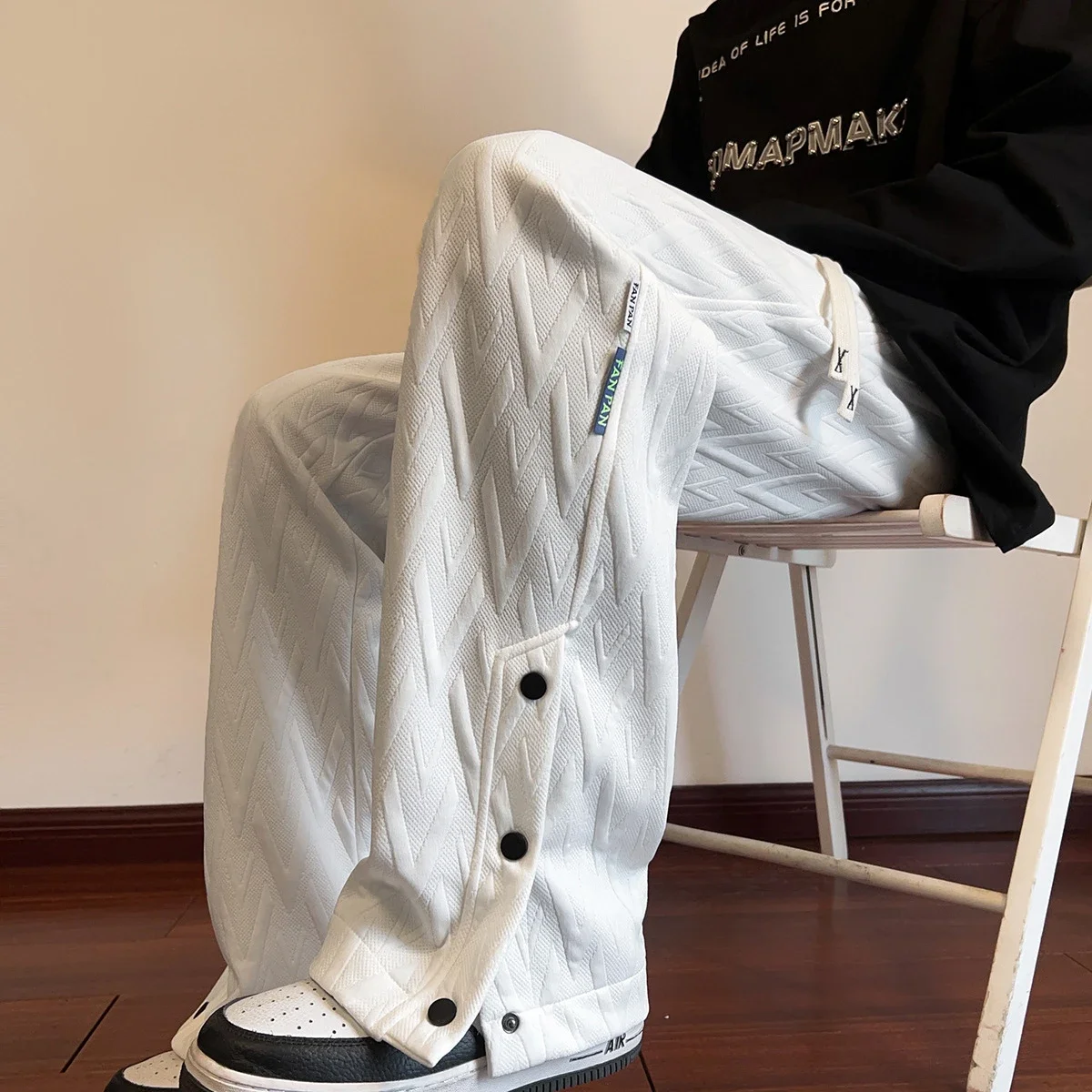 Oversized White Pants (Men)