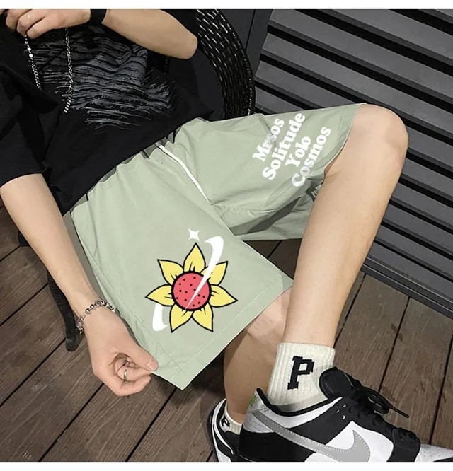 Men's 2025 Summer New Casual Denim Shorts Detail