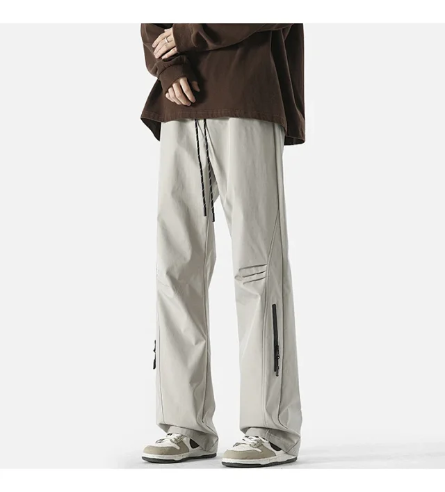 Men's Spring Euro - American Vibe Flared Cargo Pants Detail