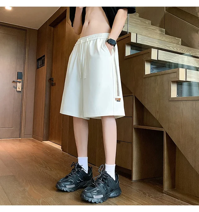 2025 Men's Summer Loose Straight Shorts Detail
