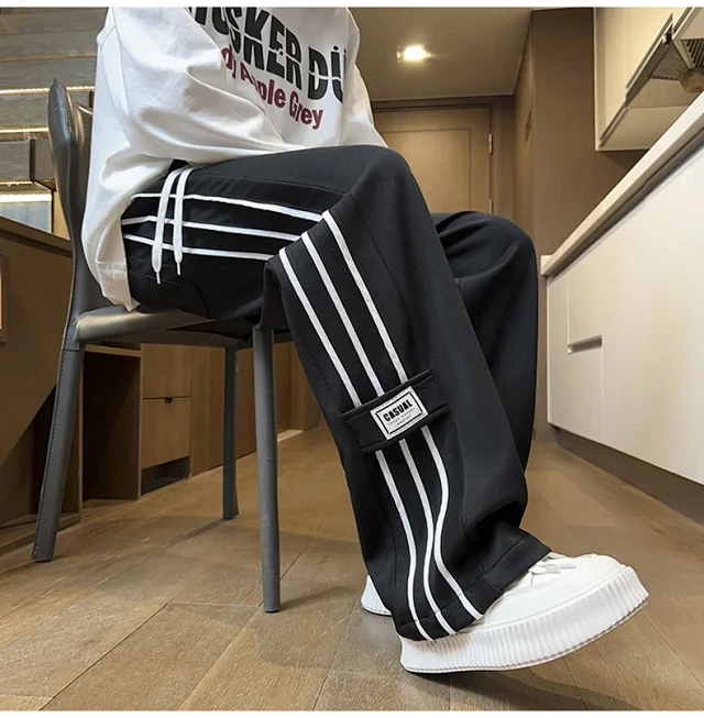 Striped Men's Sweatpants Detail