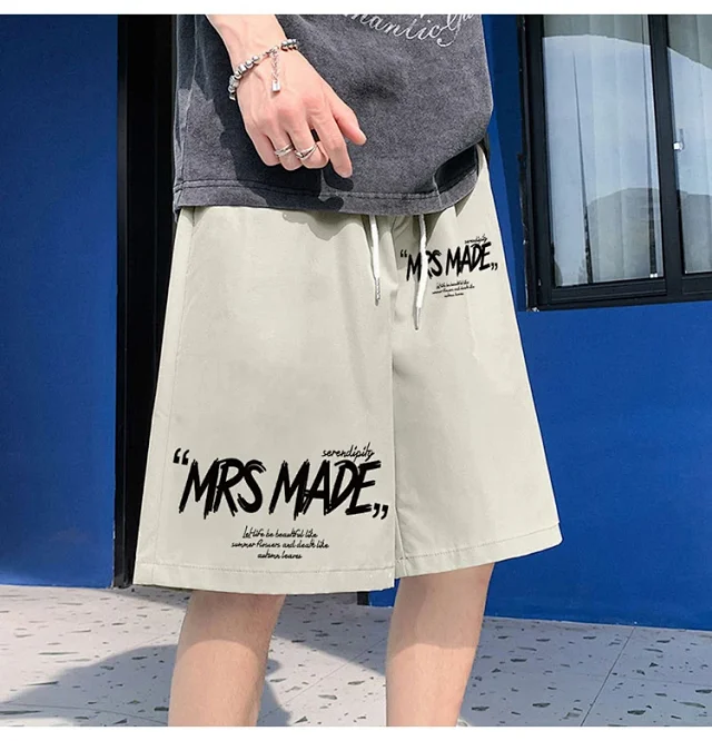 Men's Summer 2025 Oversize Straight Shorts Detail
