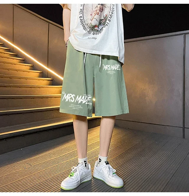 Men's Summer 2025 Oversize Straight Shorts Detail