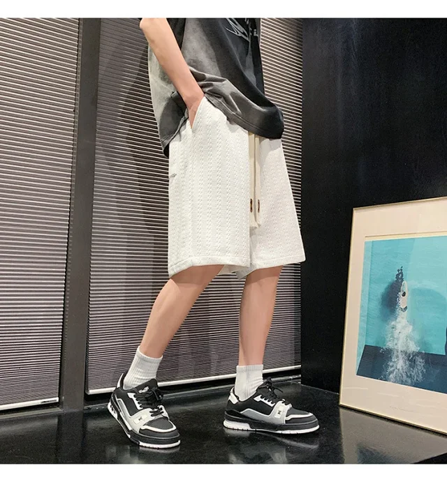 Men's Summer Jacquard Shorts Detail