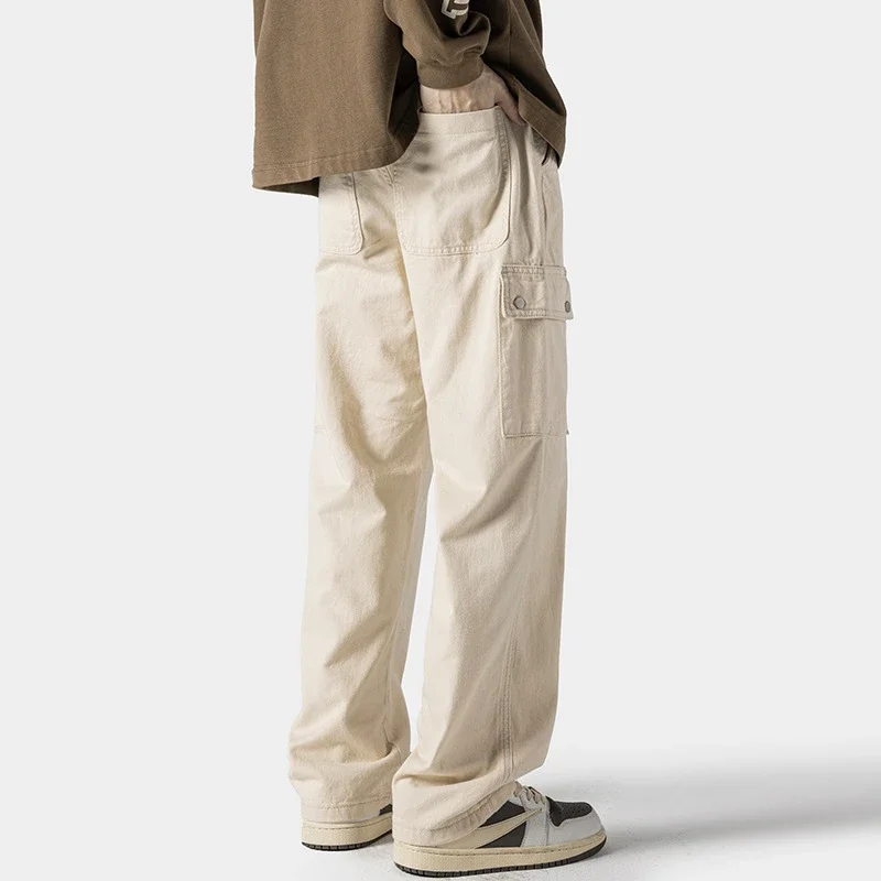 Hip Hop Men's Spring Straight Cargo Pants
