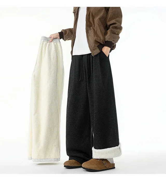 M - 6XL Men's Cleanfit Fluffy Joggers Detail