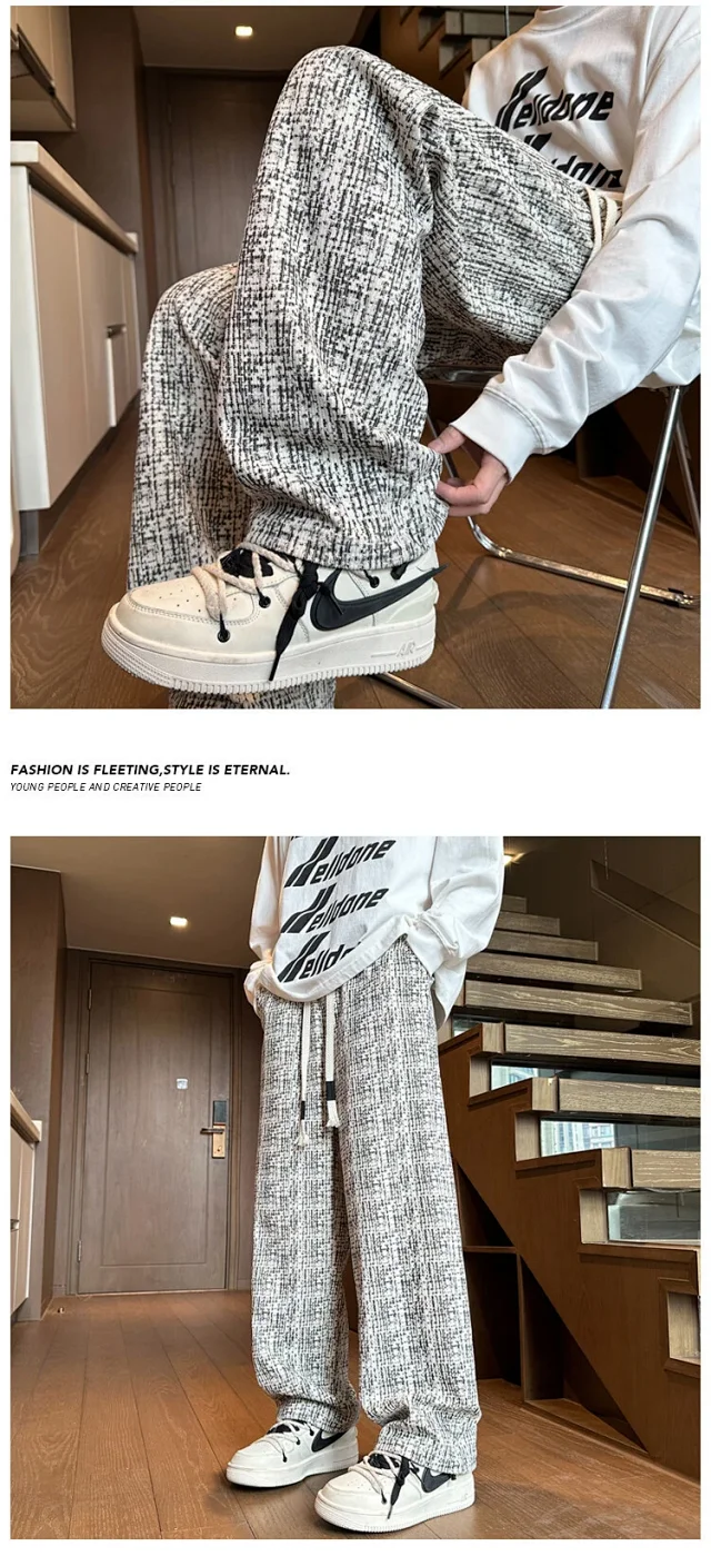 Men's Cozy Retro Trousers Detail