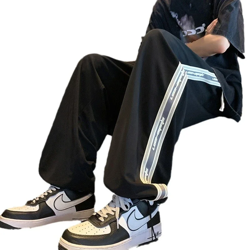 Men's Summer Loose Straight Leg Pants