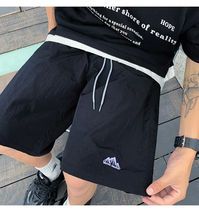 Men's Trendy Loose Ice Silk Shorts 2025 Detail