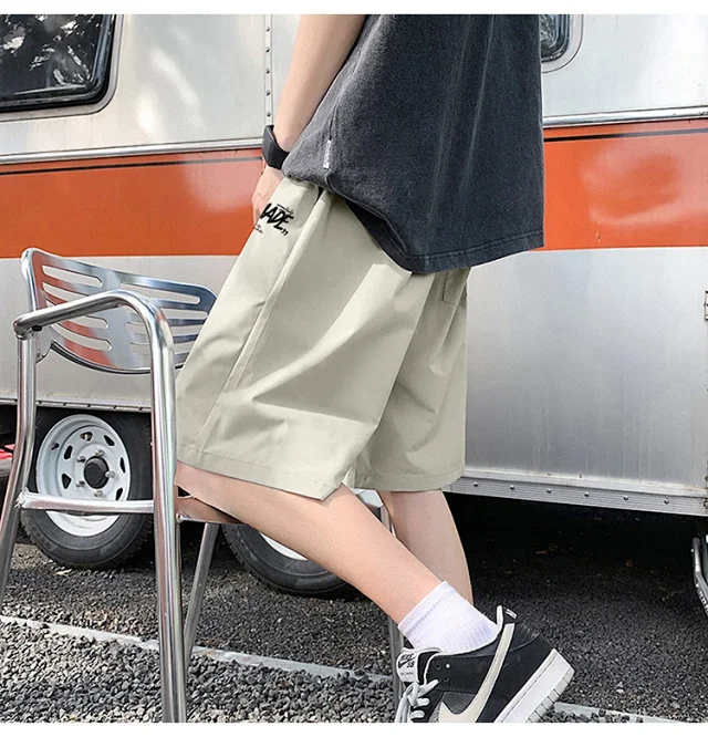 Men's Summer 2025 Oversize Straight Shorts Detail