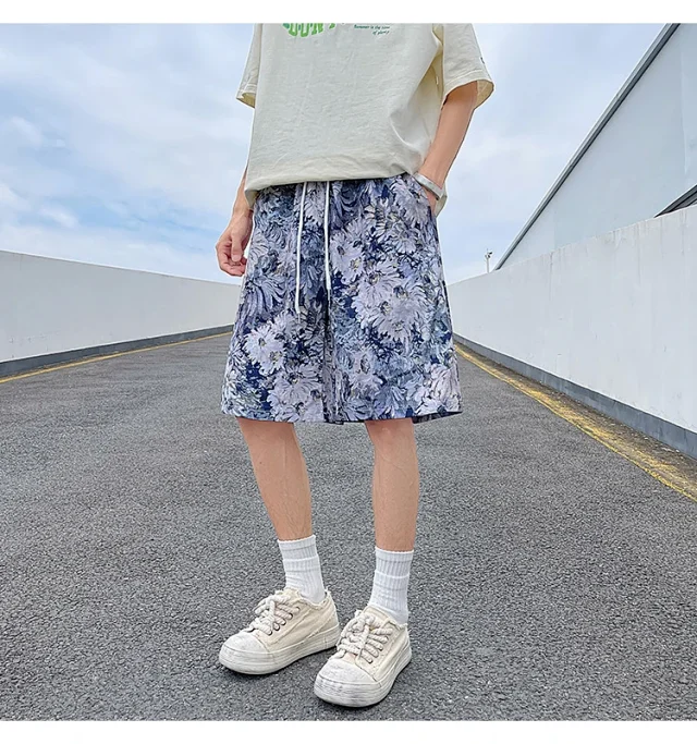 Men's Summer Quick-Dry Beach Shorts Detail