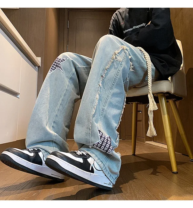 Men's Spring Hiphop Jeans Detail