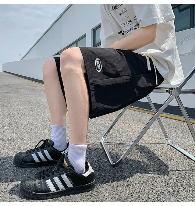 2025 Summer Men's Ice Silk Shorts Detail