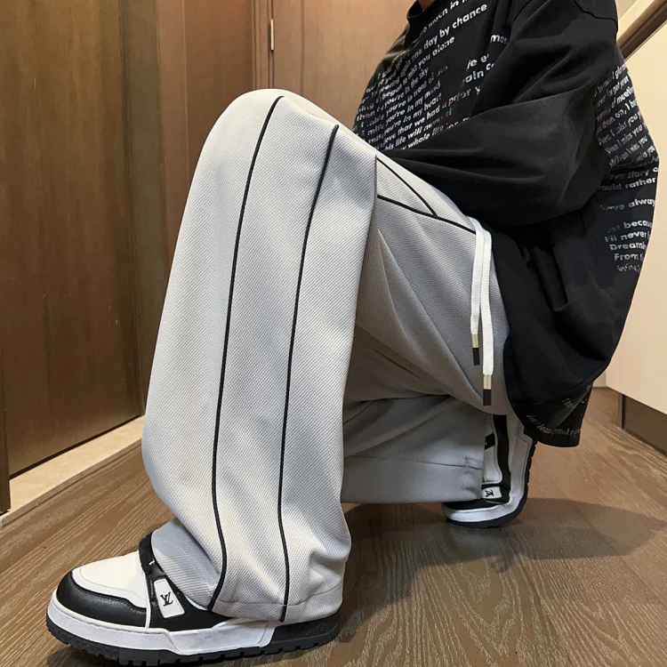 Men's Vintage Striped Joggers