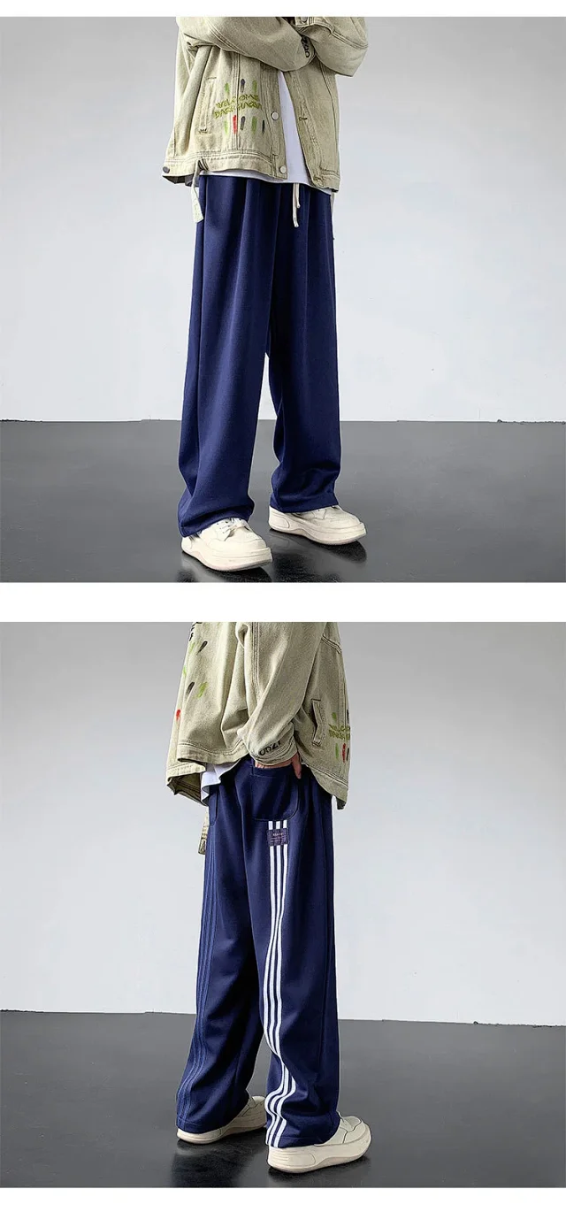 Men's Retro Stripe Pants Detail