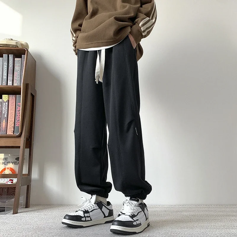 Men's Spring Vintage Khaki Oversize Sweatpants