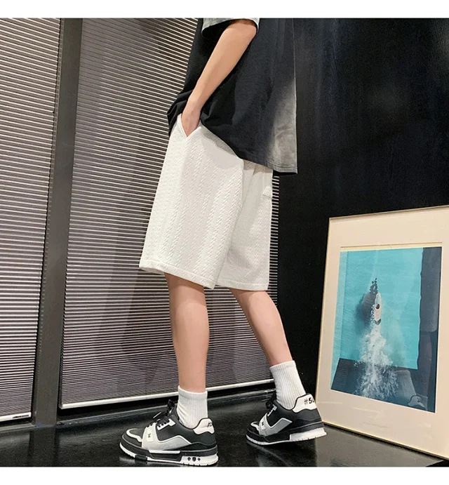 Men's Summer Jacquard Shorts Detail