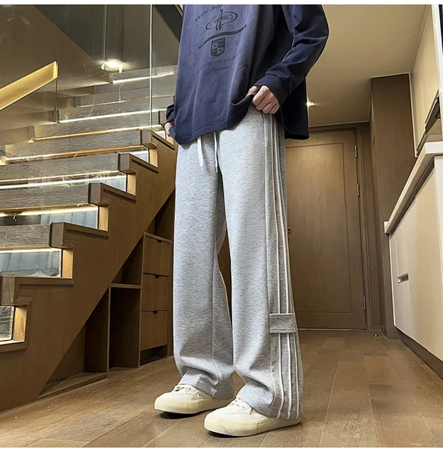 Striped Men's Sweatpants Detail