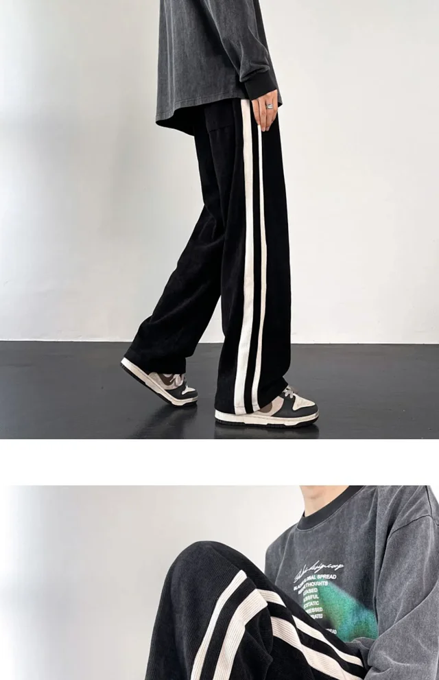 Corduroy Men's Winter Sweatpants Detail