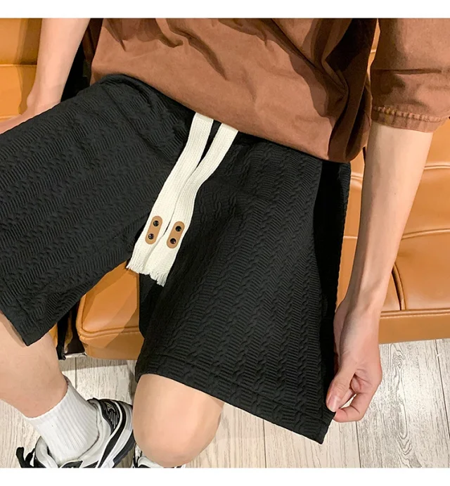 Men's Summer Jacquard Shorts Detail