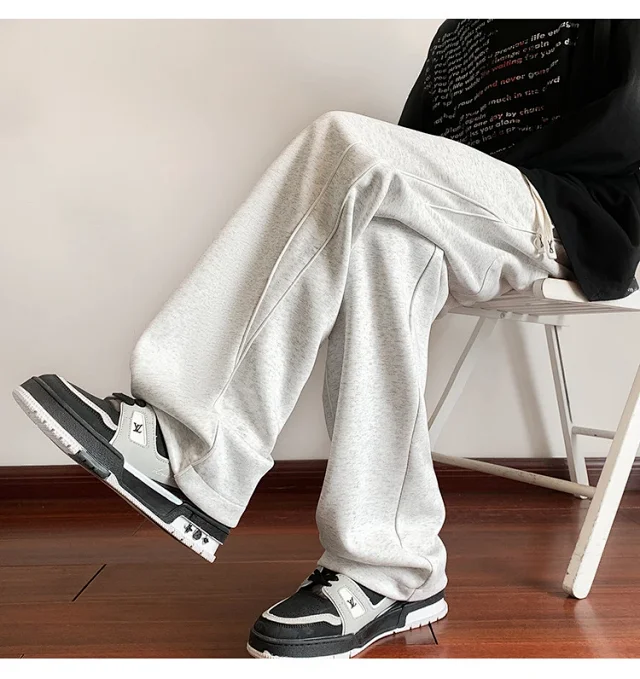 Men's Oversize Striped Pants (Spring) Detail