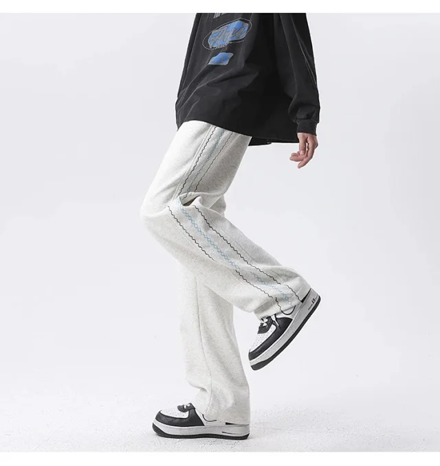 Japanese Oversize Men's Summer Pants Detail