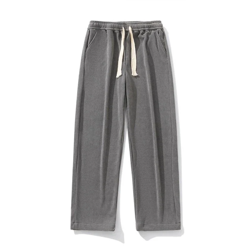 Men's Soft Corduroy Straight-Leg Pants