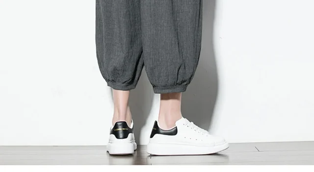 Men's 2025 Summer Ice Silk Capris Detail