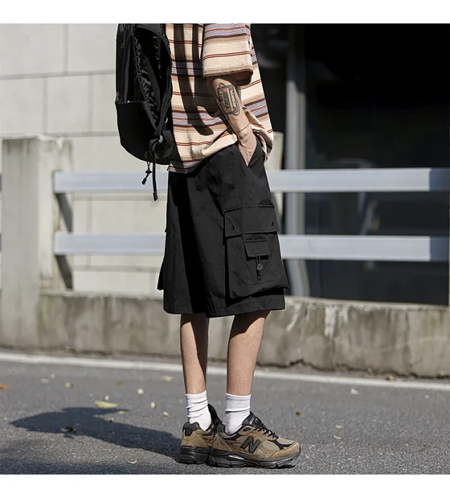 Men's Retro Big Pocket Shorts Detail