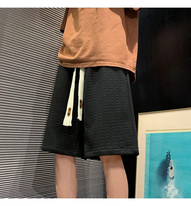 Men's Summer Jacquard Shorts Detail