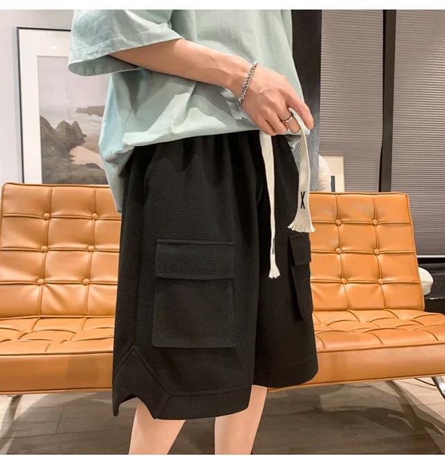 Oversize Men's Summer Athletic Shorts Detail