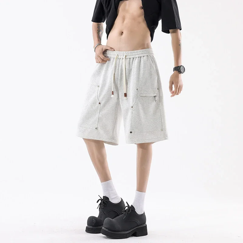 Men's Summer Trendy Loose Straight Athletic Shorts