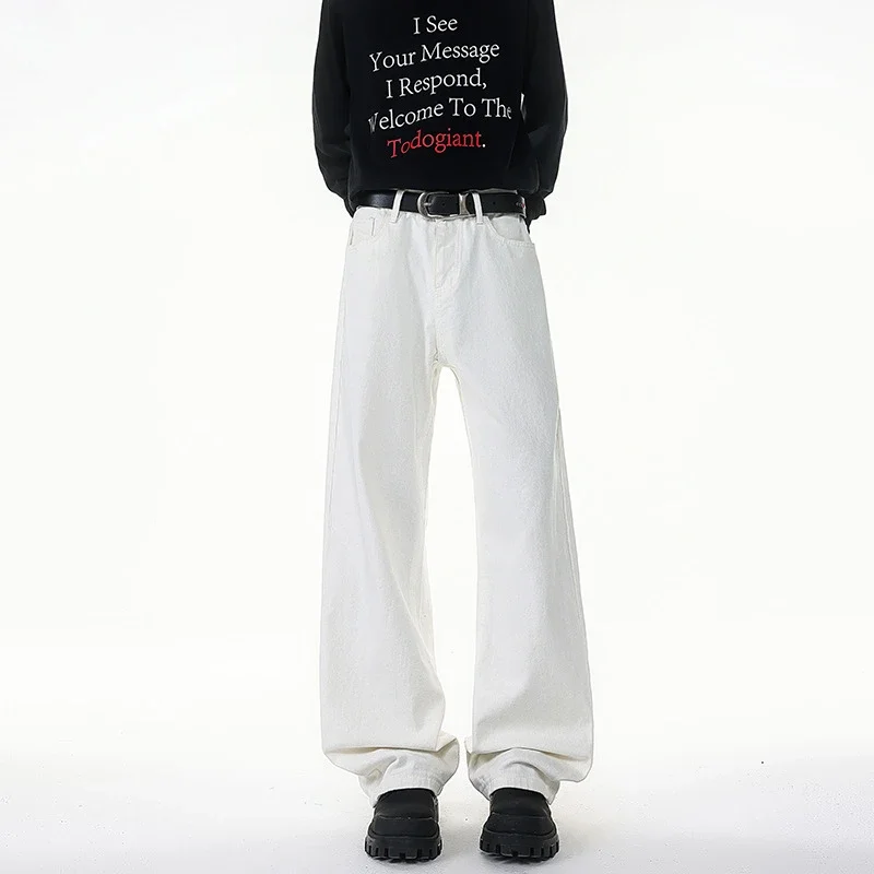 190 Tall Extra-Long White Jeans for Men