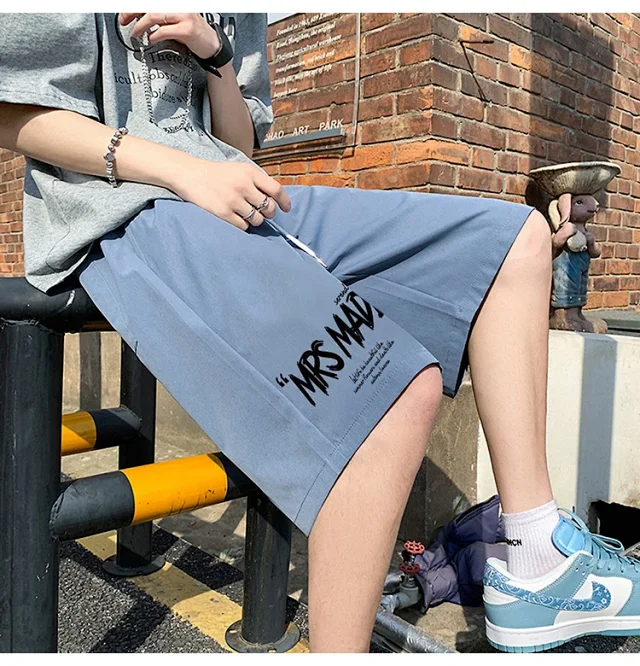 Men's Summer 2025 Oversize Straight Shorts Detail