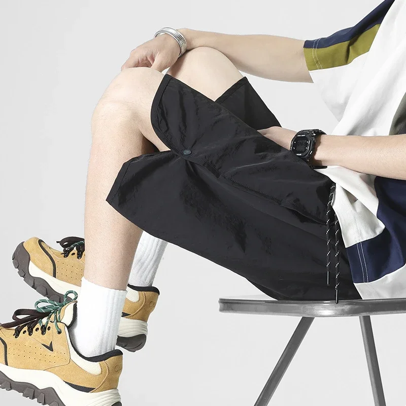 Men's Button - Paneled Quick - Dry Shorts