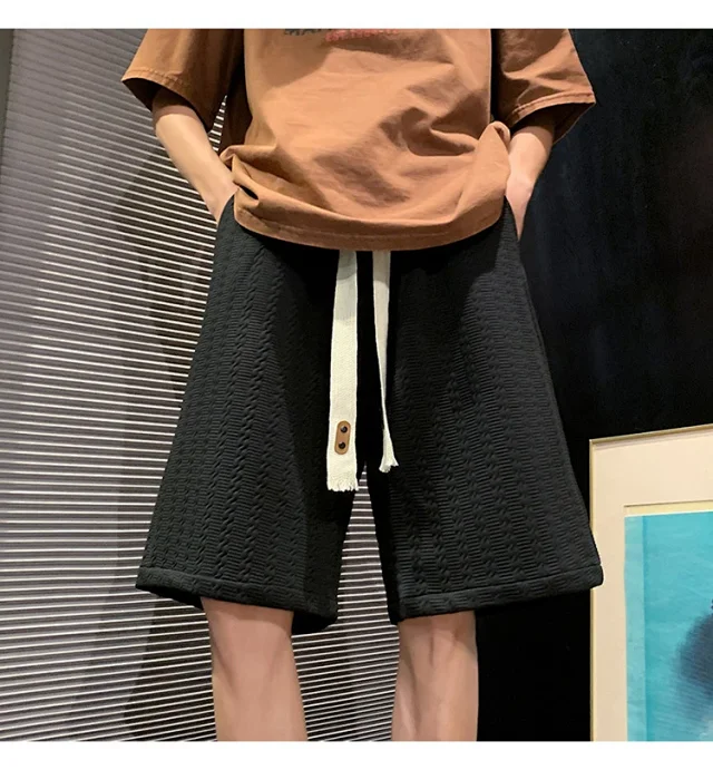 Men's Summer Jacquard Shorts Detail