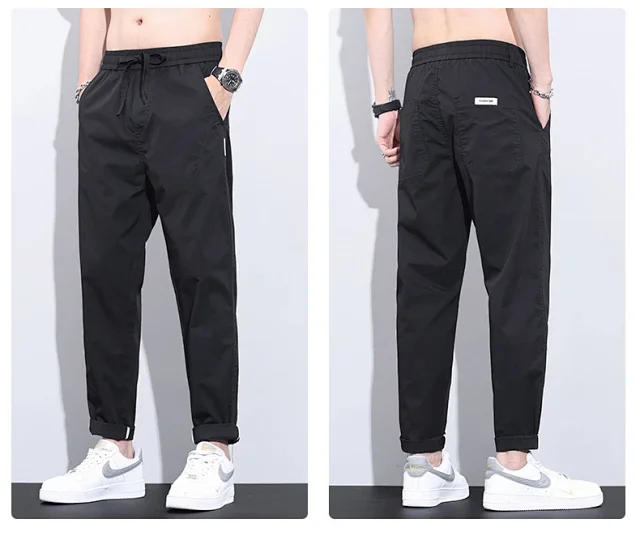 2025 Spring-Summer Men's Tapered Cropped Pants Detail