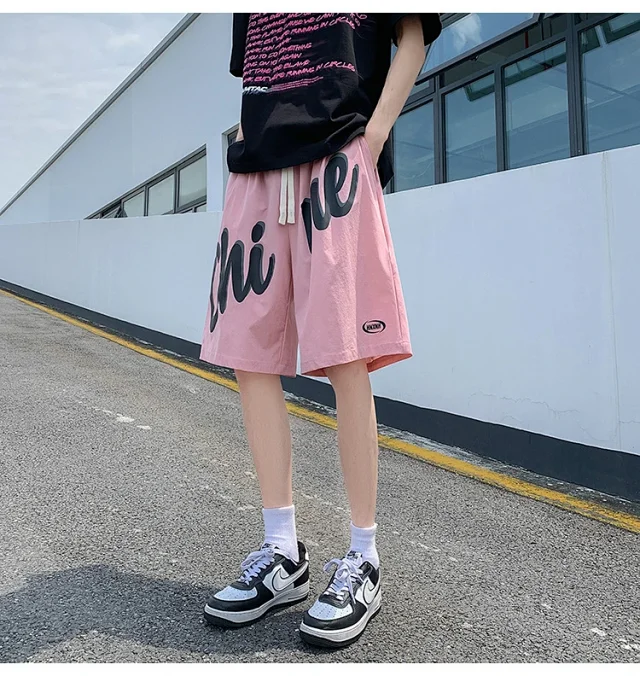 2025 Summer Men's Ice Silk Shorts Detail